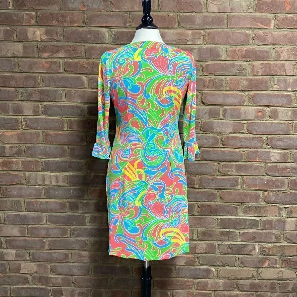 Katherine Way Resort Collection Multi Shift Dress Size Medium - Picture 4 of 6